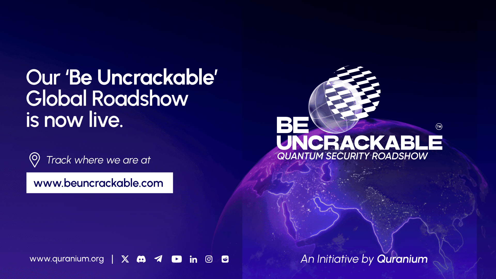 Global Roadshow is Live